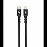 TB USB Type-C - USB Type-C Adat- és töltőkábel 1m - Fekete (AKTBXKUCC2SI10B)