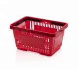 TBA Bevásárlókosár 2 Füles, piros