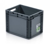 TBA Eco Euro Láda 40X30X32 cm, Nyitott Fogófüllel