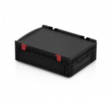 TBA ESD Euro láda fedéllel 40x30x13,5 cm