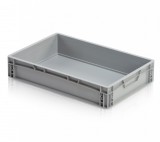 TBA Euro Láda 60X40X12 cm Zárt Fogófüllel