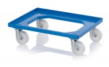 TBA Szállító Roller 60X40 (Kék) poliamid kerékkel