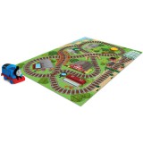 TCG Thomas: játszószőnyeg Thomas mozdonnyal - 100 x 76 cm