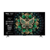 TCL C6K 75C6K 190,5 cm (75") 4K Ultra HD Smart Wi-Fi Fémes Televízió