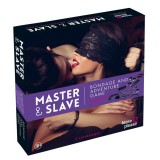 Tease & Please Master & Slave - kötözős játék szett (lila-fekete)