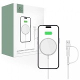 Tech-Protect A25 MagSafe QI vezeték nélküli töltő 15W FEHÉR