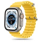Tech-Protect ICONBAND PRO / ÓCEÁN óraszíj sárga Apple Watch 42mm (S1-S3) / 44mm / 45mm / 46mm / 49mm készülékhez