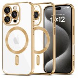 TECH-PROTECT MAGFLEX MAGSAFE iPhone 16 Pro Max készülékhez tok fényes arany
