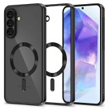 TECH-PROTECT MAGFLEX MAGSAFE Samsung Galaxy A56 5G készülékhez tok – fényes fekete