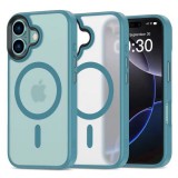 Tech-Protect Magmat Apple Iphone 16 MagSafe tok, matt zöldeskék (5906302372355) (5906302372355)