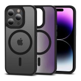 TECH-PROTECT MAGMAT MAGSAFE iPhone 15 Pro Max készülékhez tok matt fekete