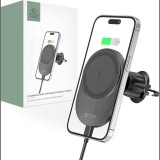 TECH-PROTECT MagSafe autós tartó fekete MM15W-V1 15W QC szellőzőrácsba helyezhető (9490713934562)