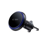 Tech-Protect MagSafe autós tartó fekete MM15W-V4 15W QC szellőzőrácsba helyezhető