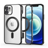TECH-PROTECT MAGSHINE MAGSAFE iPhone 12 készülékhez tok fekete