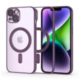 TECH-PROTECT MAGSHINE MAGSAFE iPhone 14 készülékhez tok lila