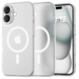 TECH-PROTECT MAGSLIM MAGSAFE iPhone 16 készülékhez tok matte fehér