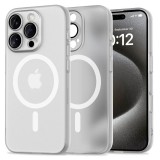 TECH-PROTECT MAGSLIM MAGSAFE iPhone 16 Pro készülékhez tok, matt fehér