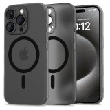 TECH-PROTECT MAGSLIM MAGSAFE iPhone 16 Pro Max készülékhez védőtok matt fekete