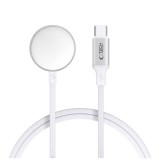 TECH-PROTECT MC02 ULTRABOOST mágneses töltő TYPE-C kábel 100CM Apple Watch készülékhez fehér