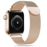 TECH-PROTECT MILANESEBAND Apple Watch 8/9/10/11/SE/ULTRA készülékhez óra szíj (44/45/46/49 MM) arany