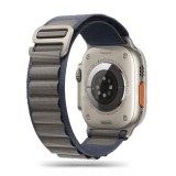 TECH-PROTECT NYLON PRO Apple Watch tok 8/9/10/11/SE/ULTRA készülékhez (44/45/46/49 mm) tengerészkék / szürke