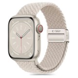 TECH-PROTECT NYLONMAG Apple Watch 8/9/10/11/SE (40/41/42 MM) készülékhez tok természetes titán