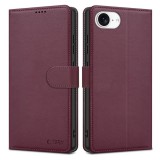 TECH-PROTECT pénztárca tok iPhone 16E készülékhez Mulberry