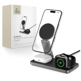 TECH-PROTECT QI15W-A47 3IN1 MAGNETIC MAGSAFE vezeték nélküli töltő fekete