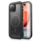 Tech-Protect Shellbox vízálló és ütésálló tok fekete MagSafe Apple iPhone 15 készülékhez