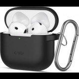 TECH-PROTECT Silicone Hook tok Apple AirPods 4 készülékhez fekete (5906302370047)