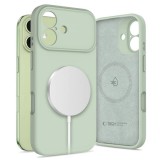 TECH-PROTECT SILICONE MAGSAFE iPhone 17 készülékhez tok zsályazöld