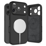 TECH-PROTECT SILICONE MAGSAFE iPhone 17 Pro Max készülékhez tok fekete