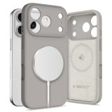 TECH-PROTECT SILICONE MAGSAFE iPhone 17 Pro tok készülékhez kőszürke
