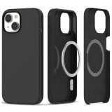 TECH-PROTECT szilikon MagSafe iPhone 15 készülékhez tok matte fekete