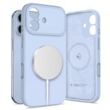 TECH-PROTECT szilikon MagSafe iPhone 17 készülékhez tok Mist kék