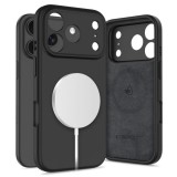 TECH-PROTECT szilikon MagSafe iPhone 17 Pro készülékhez tok fekete