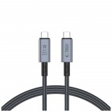 Tech-Protect Ultraboost Max szürke Type-C USB4 kábel PD240W 100CM