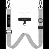 Tech-Protect Univerzális Telefontok - tokba helyezhető nyakba akasztó és csuklópánt - szürke (5906302362882)