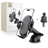 TECH-PROTECT V5 Univerzális műszerfal és szellőző autós tartó fekete