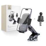 TECH-PROTECT V6 UNIVERSAL műszerfal- és légszellőző autós tartó fekete