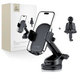 TECH-PROTECT V7 Univerzális műszerfal és légszellőző autós tartó – fekete