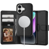 Tech-Protect Wallet Apple Iphone 16 tárca jellegű tok MagSafe előkészítés fekete (5906302311583) (5906302311583)
