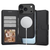 Tech-Protect WALLET MAGSAFE matt fekete tok Apple iPhone 17 Pro Max készülékhez