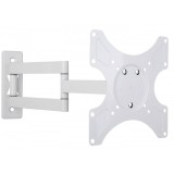 TECHLY  19"-37" Wall LED TV Mount LCD Tiltable 3 Joints White 023820