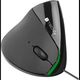 Techly Ergonomic Vertical egér fekete (360806) (IM 1000-VM)