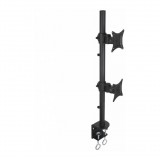 Techly ICA-LCD-350-D asztali TV konzol 68,6 cm (27") Fekete (ICA-LCD-350-D)