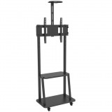 Techly ICA-TR33 Signage kijelző tartókeret 177,8 cm (70") Fekete (ICA-TR33)