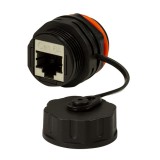 Techly IWP-MD C6A-IPPANT csatlakozó átlakító RJ45 Fekete (363548)