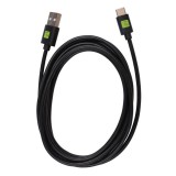 TECHLY  USB 3.1 A Male / USB-C Male Cable 2m Black ICOC-MUSB31-CMAM20T