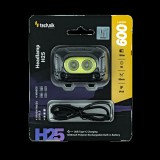 Technik akkumulátoros fejlámpa LED+USB type C H25